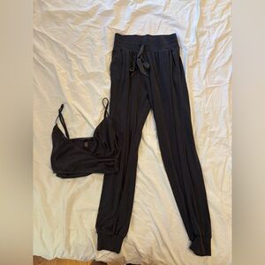 Victoria’s Secret luxe sleep crop and pant set